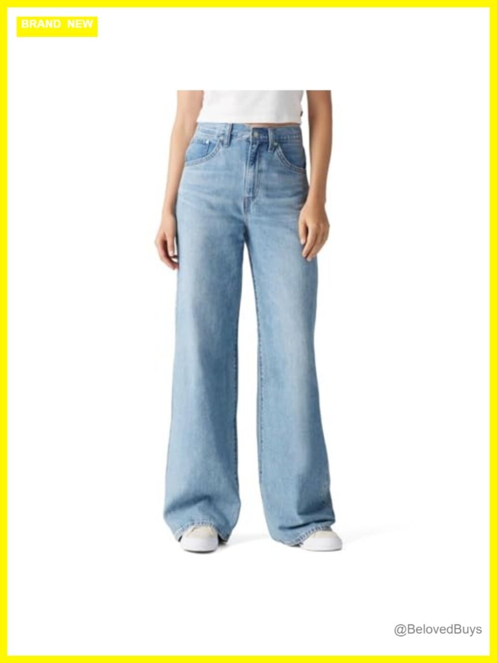 Levi's Cinch Baggy High Rise Straight Leg Non-Stretch Jeans